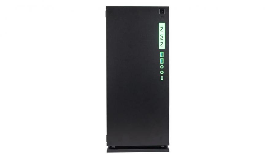 In Win 303C Case PC Desktop Middle Tower da Gaming - Usb 3.0/3.1 - Logo RGB - Pannello Laterale in Vetro Temperato - Nero