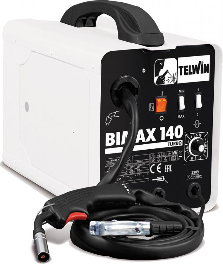Saldatrice a Filo Telwin Bimax 140 - 230V 1Ph 120A