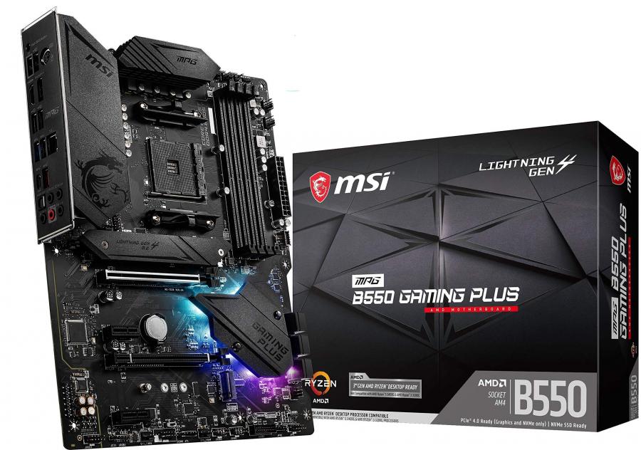 Scheda Madre MSI MPG B550 GAMING PLUS ATX AMD AM4