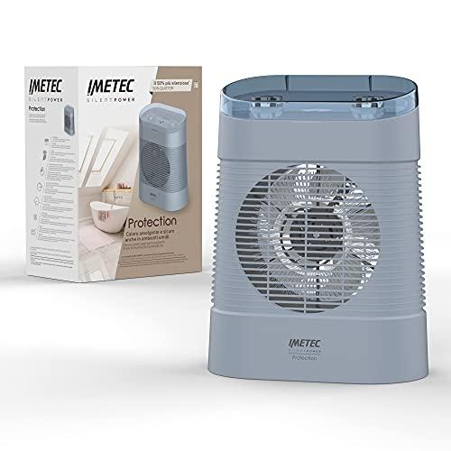 Imetec Silent Power Protection - Termoventilatore Azzurro Polvere
