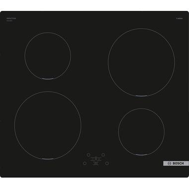 Bosch Serie 4 PIE611BB5J piano cottura Nero Da incasso 60 cm Piano cottura a induzione 4 Fornello(i)