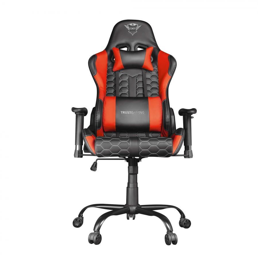 Trust Gaming GXT 708R Resto - Sedia Gaming Ergonomica Rossa