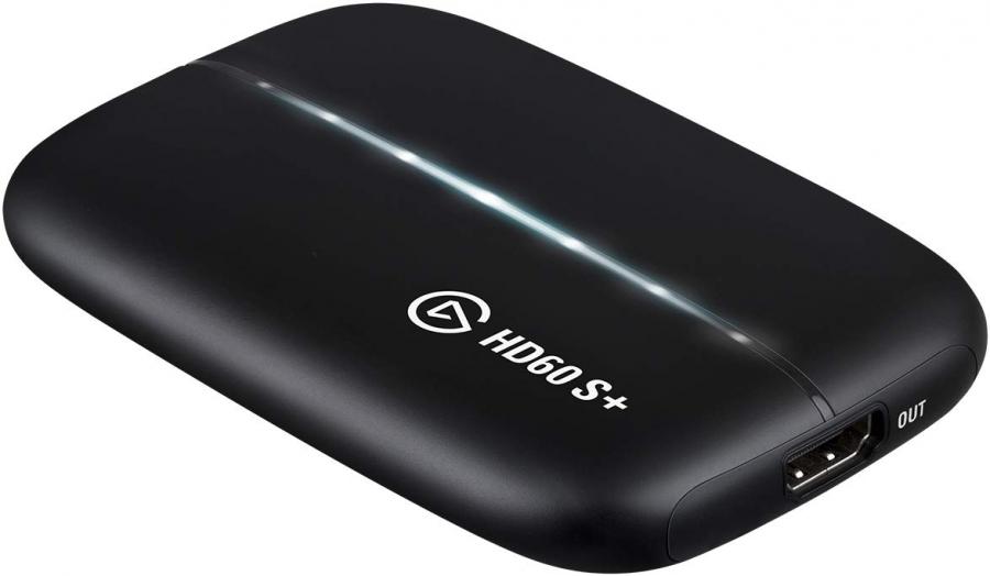 Elgato HD60 S+, Scheda di Acquisizione 1080P60 HDR10, 4K60 HDR10 Zero-Lag Passthrough, Latenza Bassa, PS5, PS4/Pro, Xbox Series X/S, Xbox One X/S, USB 3.0