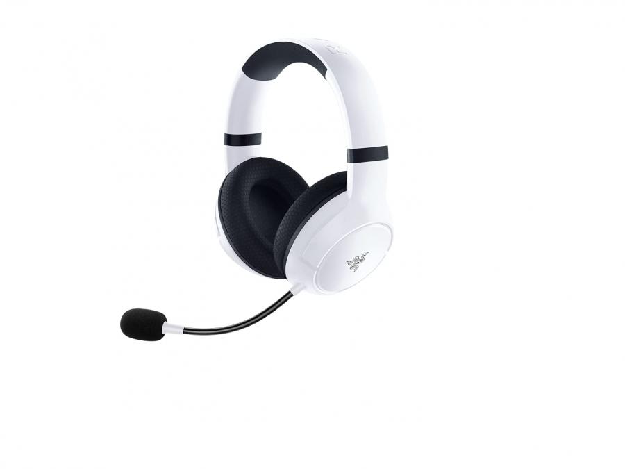 Kaira for Xbox - White sedia da scrivania/ufficio, pelle sintetica multistrato, imbottitura in schiuma, cuscino poggiatesta, regolabile in altezza, nero/verde