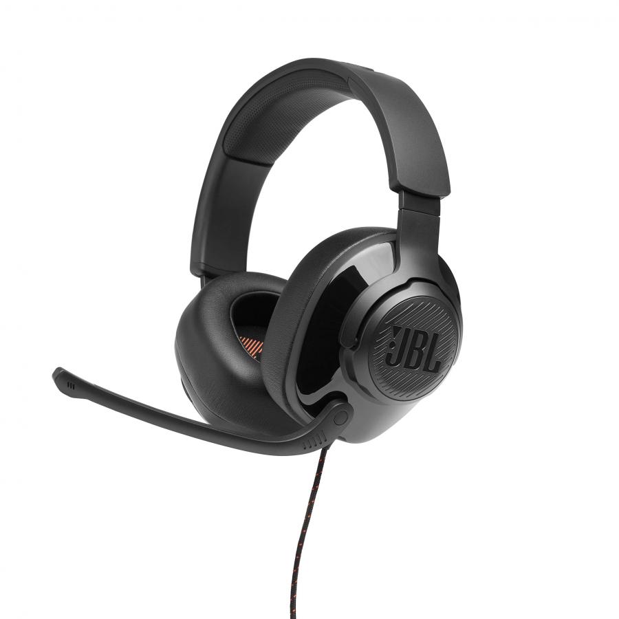 JBL Quantum 200 Cuffie Gaming Over-Ear con Filo, Headset da gioco con Microfono, compatibilità Multipiattaforma PC e Console, Colore Nero
