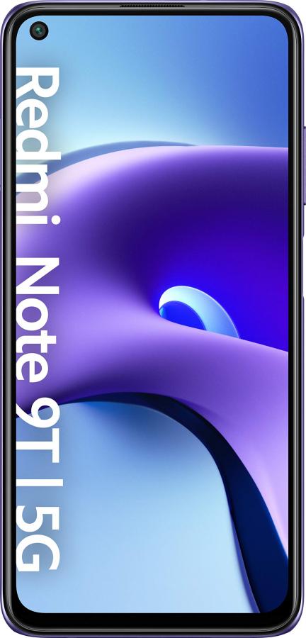 Xiaomi Redmi Note 9T 5G Smartphone, 4GB+64GB, 6,53” FHD+ DotDisplay 90 Hz, MediaTek Dimensity 800U, 48MP Triple Camera, 5000mAh, NFC, Nightfall Black
