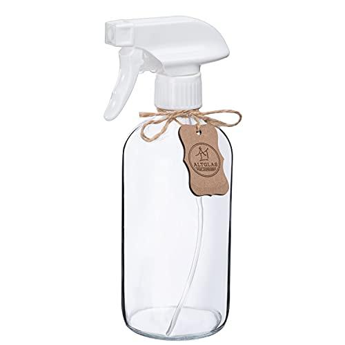 Bottiglia spray Flacone Spray Testa spray lucida riempibile Funzione di nebulizzazione e nebulizzazione a spruzzo fine 1 x 500ml Spruzzatore vuoto 