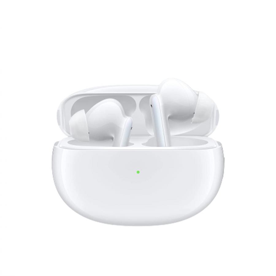 OPPO Enco X - Auricolari True Wireless, Qualità Dynaudio, Ricarica Wireless, Bluetooth 5.2, 3 Microfoni, Controlli Touch, Cancellazione del rumore, Android e iOS, IP54, Bianco [Versione Italiana]