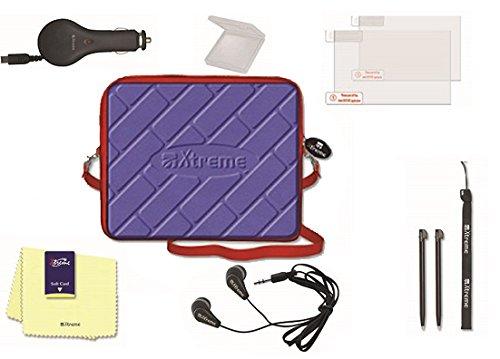 Xtreme 95481 Travel Kit 10 in 1, Borsa, Caricabatteria da Auto con 2 Uscite USB, Nintendo NDS