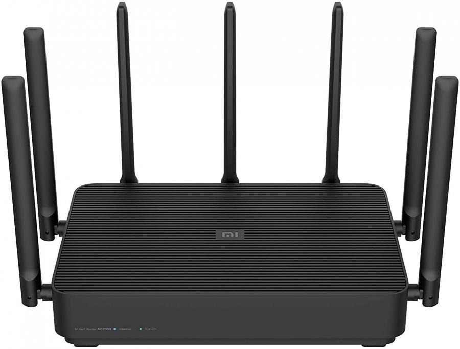 Xiaomi Mi AIoT Router AC2350 Router Wi-Fi 1733 Mbps a 5 GHz e 450 Mbps a 2.4 GHz, 802.11a/b/g/n/ac, 802.3/3u/3ab, RAM 128 MB, 7 Antenne, Fino a 128 Dispositivi