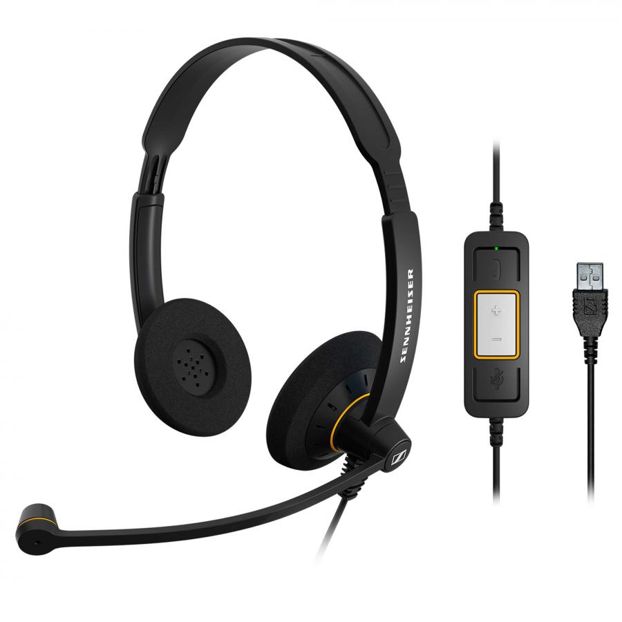 Sennheiser SC 60 USB ML Cuffie Binaurali