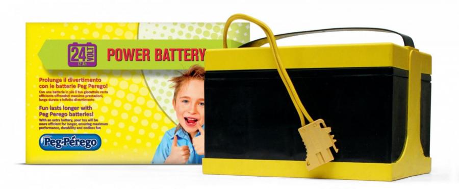 Batteria Ricaricabile 24V 12Ah per Veicoli Elettrici Peg Perego