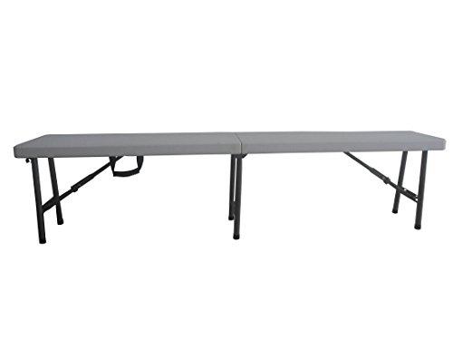Panchina Pieghevole in Resina Horeca Pro, 183 cm - Bianca