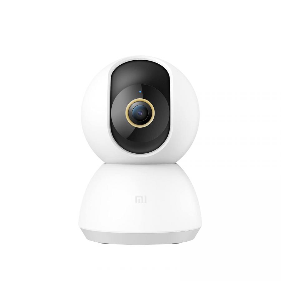 Xiaomi Mi 360° Home Security Camera 2K, telecamera di sorveglianza, rilevamento umano intelligente AI, visione notturna, risoluzione 2K, rilevamento umano con IA -Lente 6P Apertura F1.4, colore bianco