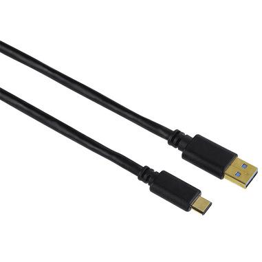 Hama Cavo USB A / USB Type C, 3.1, 1,8 metri,connettori dorati, nero