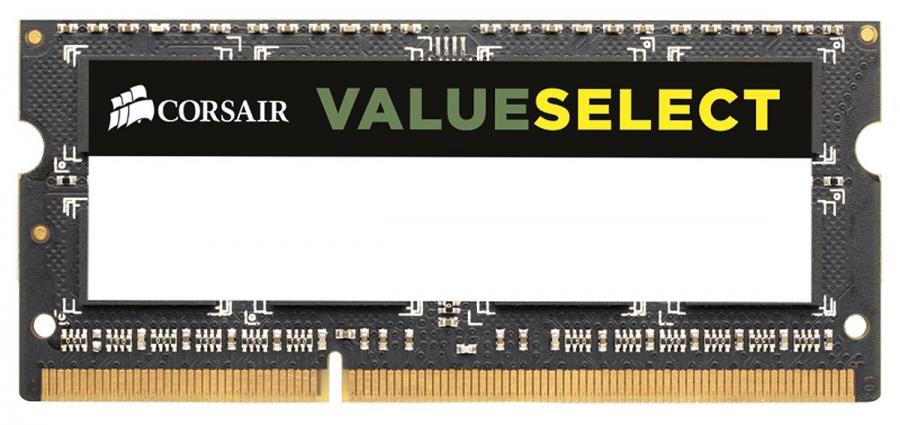 Corsair Value Select SODIMM 4GB (1x4GB) DDR3L 1600MHz C11 Memoria per Laptop/Notebook , Nero