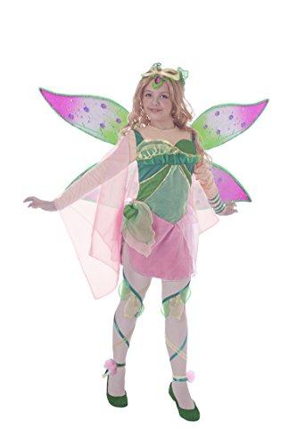 Costume Winx Club Flora Bloomix - Taglia 7-9 Anni