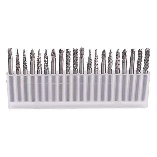 Set 5 Lime Rotanti In Carburo - Testa 1/2 E 3/8 Pollice Per Smerigliatrici - Foto 5