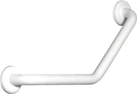 Corrimano angolare da parete 30 + 30 x 87 x h 85mm Bianco laccato - EH-1212-PCX