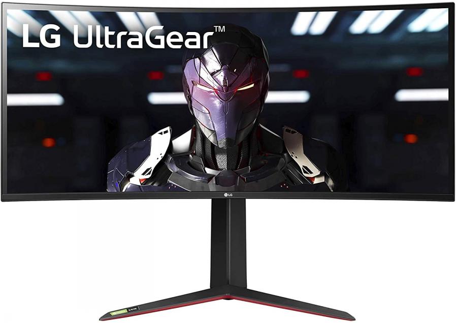 LG 34GN850-B.AED 86,7 cm (34 pollici) Curved Ultragear IPS Gaming Monitor (144 Hz, 1 ms GtG, G-Sync, Free-Sync, HDR, HDMI, Display Port, USB, uscita cuffie), nero