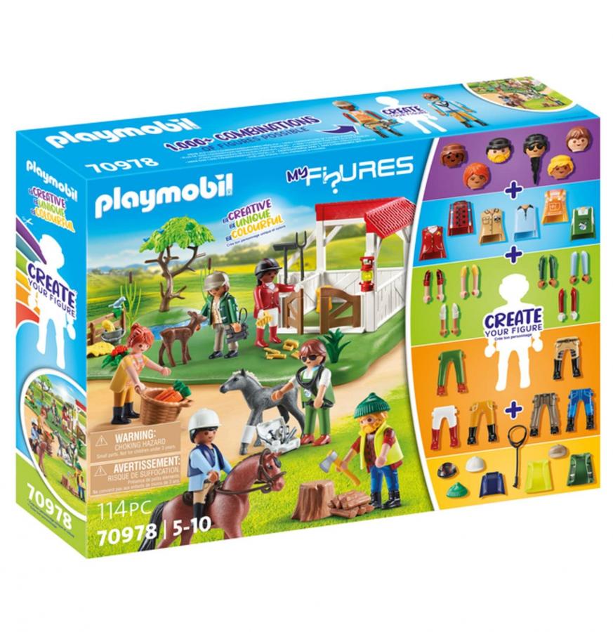 PLAYMOBIL My Figures Ranch dei Cavalli