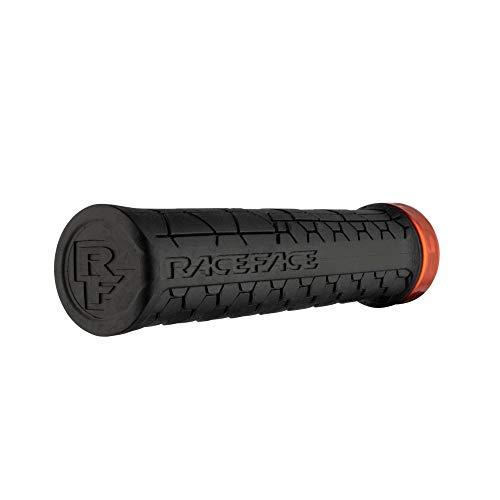 Raceface Getta Grips, Impugnature Unisex-Adulto, Nero/Arancione, 30mm
