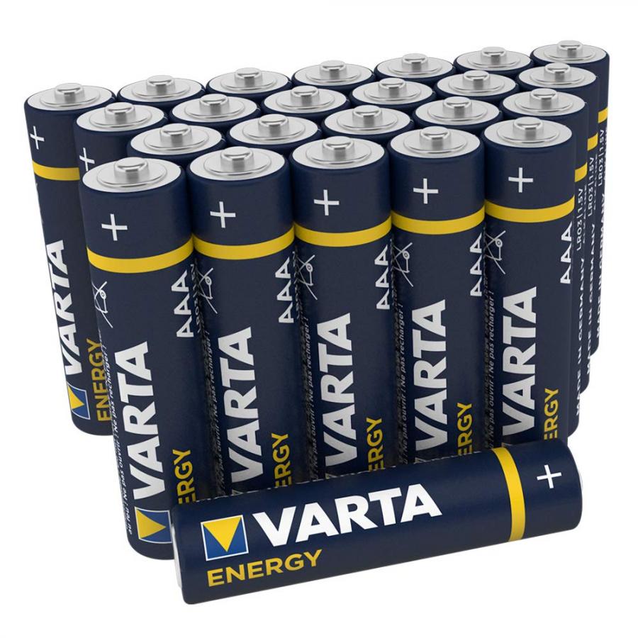 Varta Energy AAA Ministilo LR03 - Confezione da 24 Pile Alcaline