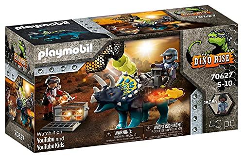 Playmobil Dino Rise 70627 - Triceratopo: Assalto alle Pietre Leggendarie
