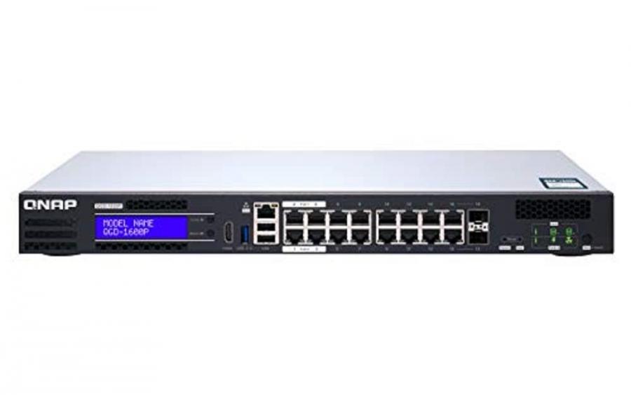 QNAP QGD-1600P Switch PoE Gestito con Funzionalità NAS e Router