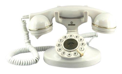 Telefono Fisso Brondi Vintage 10 Bianco
