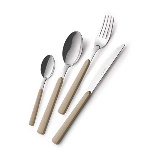 EME POSATERIE Set Posate Fast Sabbia 24PZ