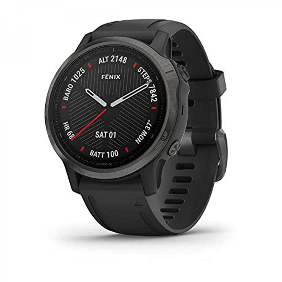 Garmin Fenix 6S Sapphire - Smartwatch Multisport Nero con GPS e Cinturino in Silicone