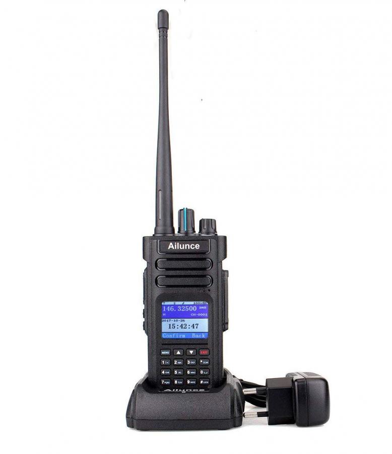 Ailunce HD1 Radio Ricetrasmittente Digitale DMR Dual Band GPS IP67