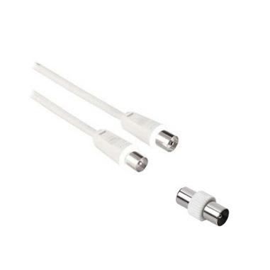 Hama BNC M-F 1.5m cavo di segnale 1,5 m Bianco