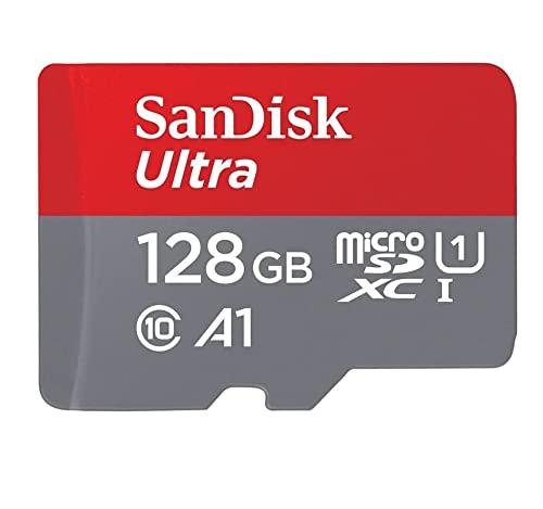SanDisk Ultra microSDXC 128GB con Adattatore SD - Velocità fino a 140MB/s