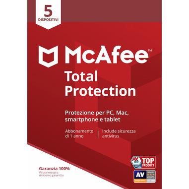 McAfee Total Protection - 5 licenze, 1 anno