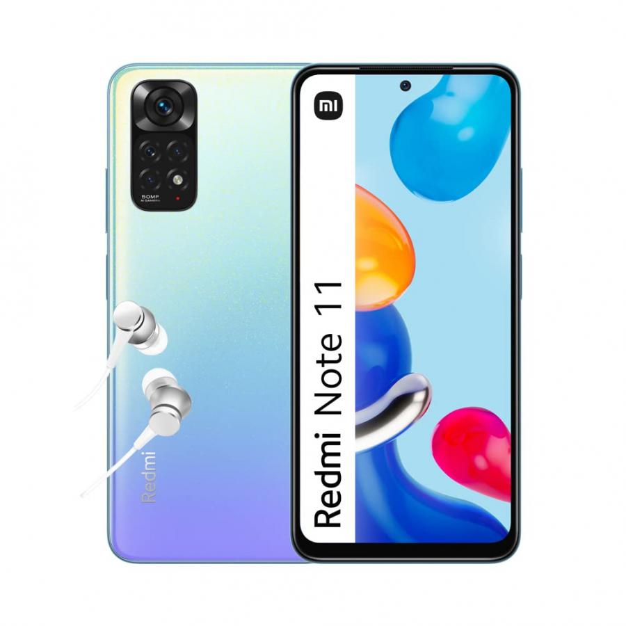 Redmi Note 11, Star Blue 4GB RAM, 128GB ROM, Alexa Mani Libere