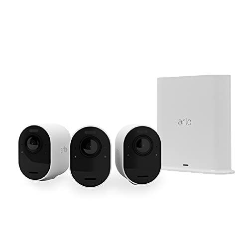 Arlo Ultra 2: Kit videosorveglianza 4K con 3 telecamere e Smart Hub