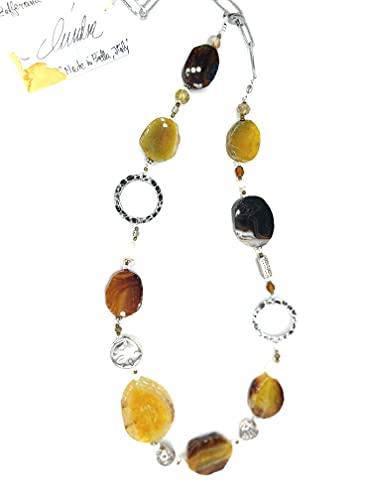 Collana lunga Donna in Pietre DureTramonto