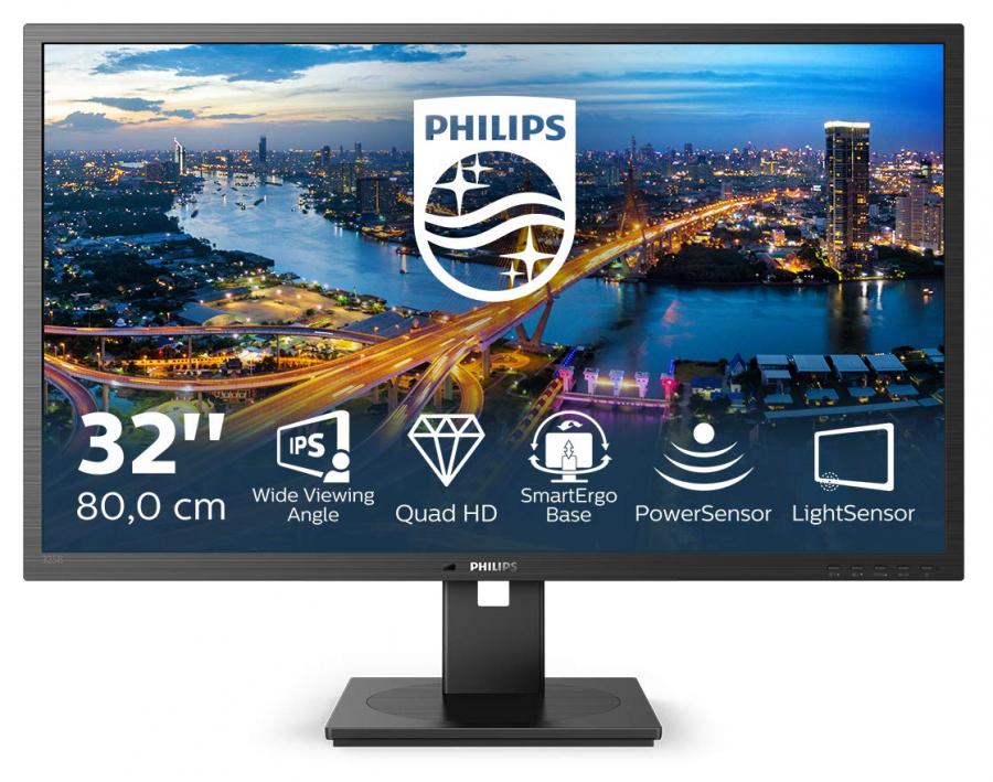 Philips 325B1L Monitor QHD da 32 pollici con Pivot e Hub USB