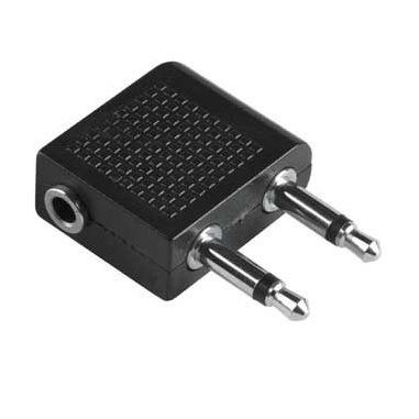 Adattatore Audio Hama: 2x Jack Mono 3.5mm a Jack Stereo 3.5mm - Nero