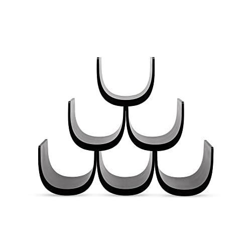 Alessi Noè GIA13 B - Portabottiglie di Design Nero
