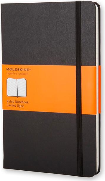 Moleskine Classic Taccuino a Righe Copertina Rigida Tascabile Nero