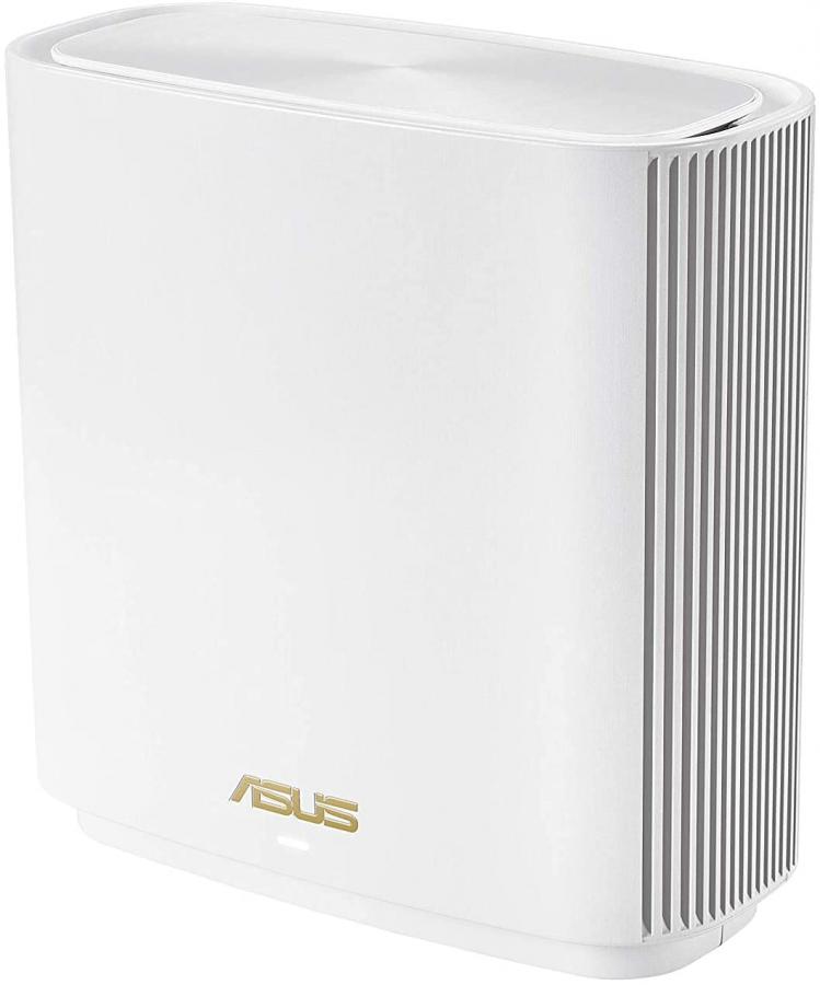 Asus Zenwifi XT8 sistema Mesh Wi-Fi 6 tri-band AX6600, copertura fino a 230 m²/4+ camere, 6.6 gbps wi-fi, 3 ssid, Internet security e controllo genitori incluso a vita, porta 2.5g, 1 pezzo, bianco
