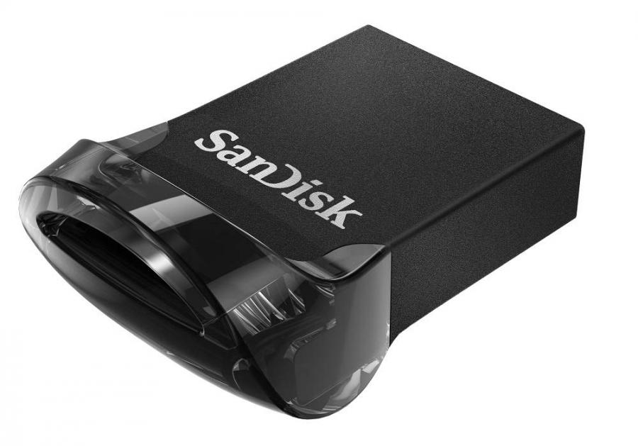 SanDisk Ultra Fit Unità Flash, USB 3.1 da 16 GB con Velocità fino a 130 MB/sec,Tradizionale,Nero,16 GB