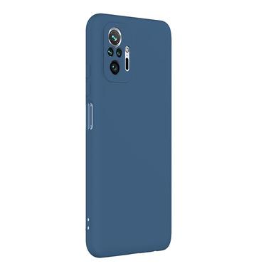 Cover Slim in Silicone Blu per Xiaomi Redmi Note 10 Pro