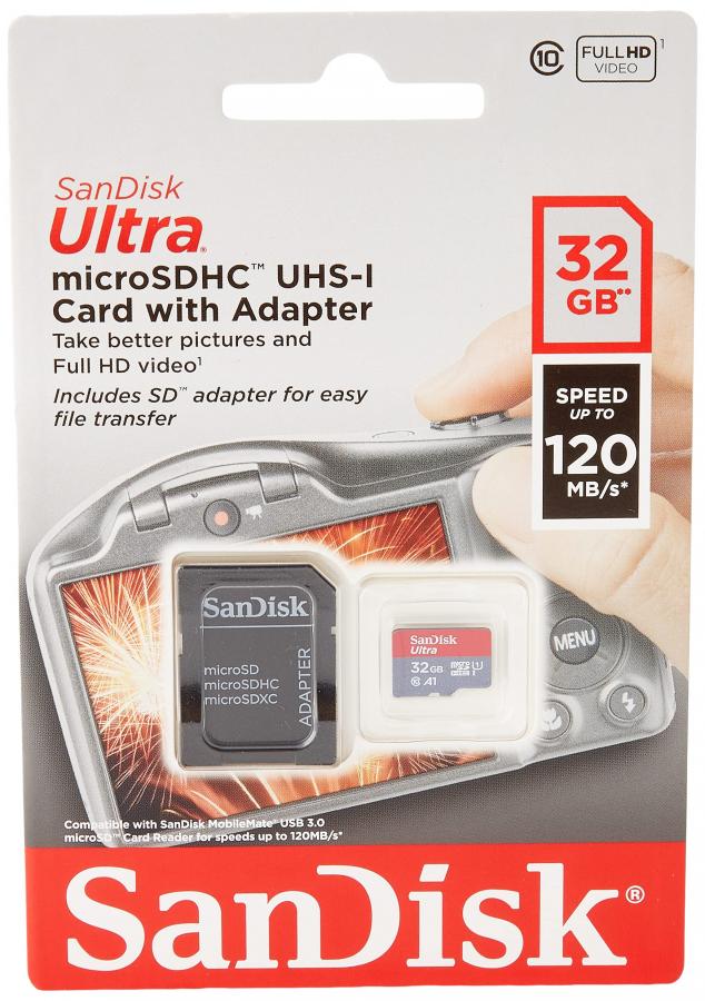 SanDisk Ultra 32GB microSDHC
