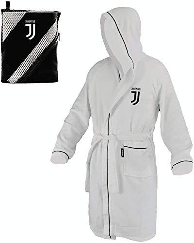 Juventus Accappatoio Microfibra Juve - Prodotto Ufficiale (8/10 Anni)