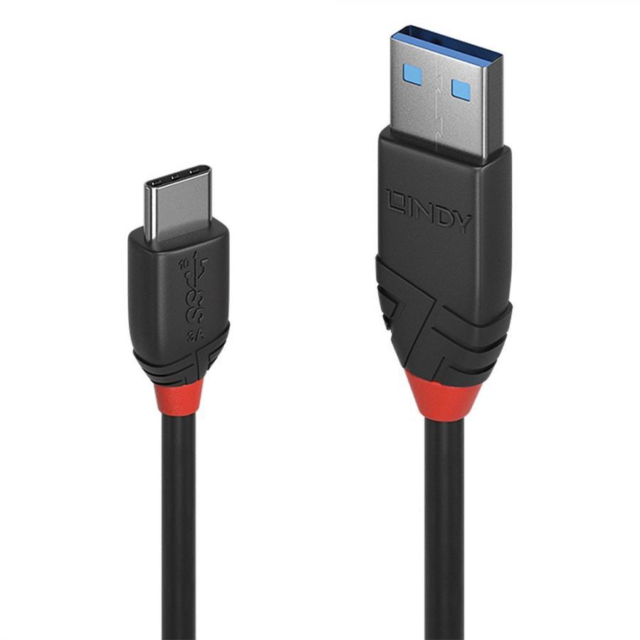 Cavo USB 3.1 Tipo C a A 3A Black Line, 1.5m
