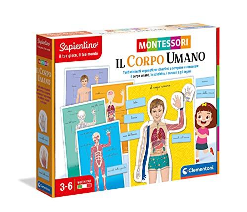 Clementoni Sapientino Montessori 3 Anni - Corpo Umano
